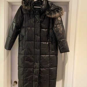 Long puffer coat